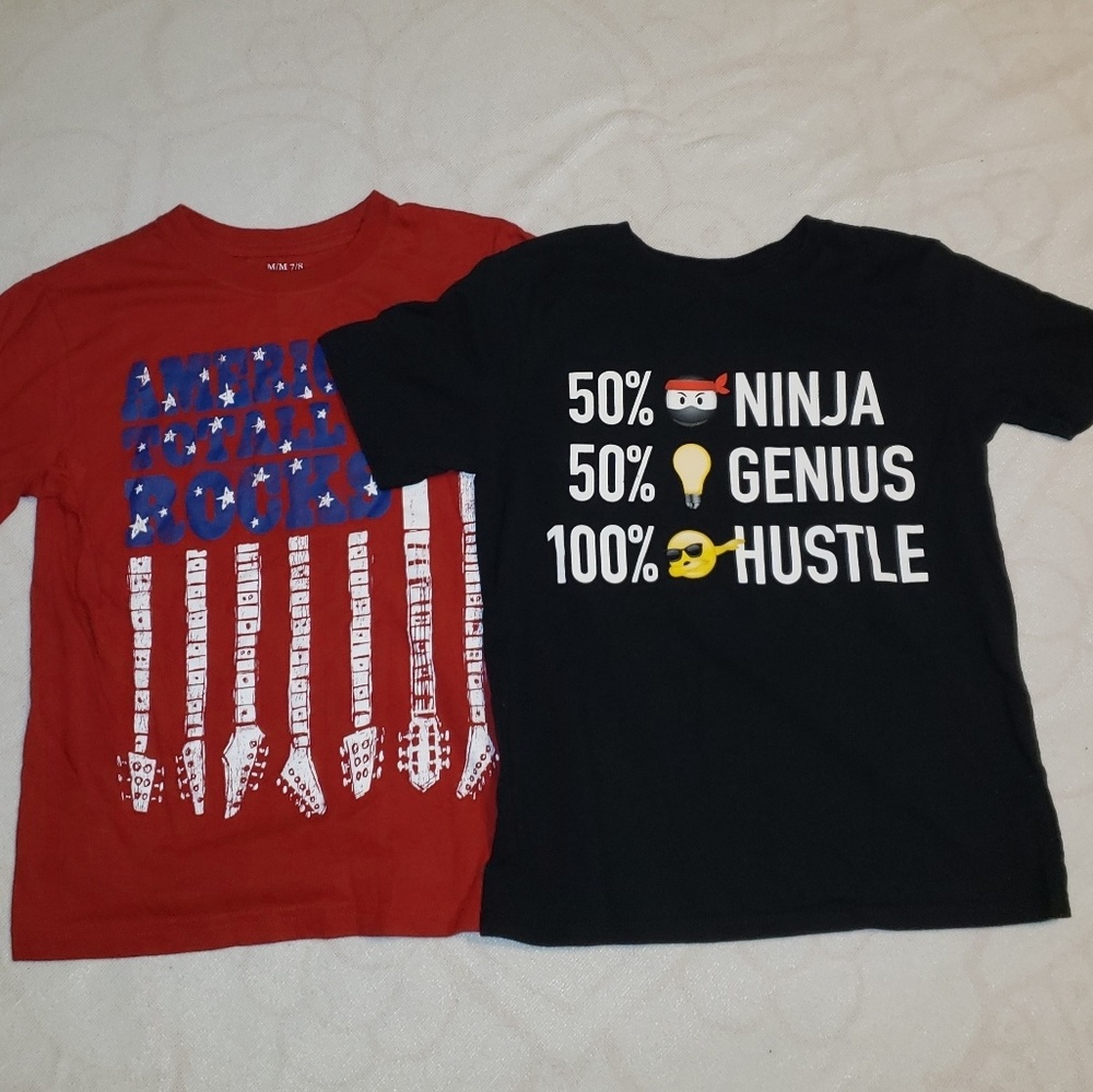 Boys graphic tee's
